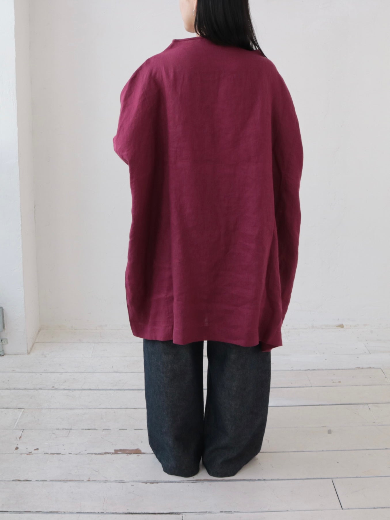YARRA　２WAYハイネックドルマンワンピース　YR-1644-227