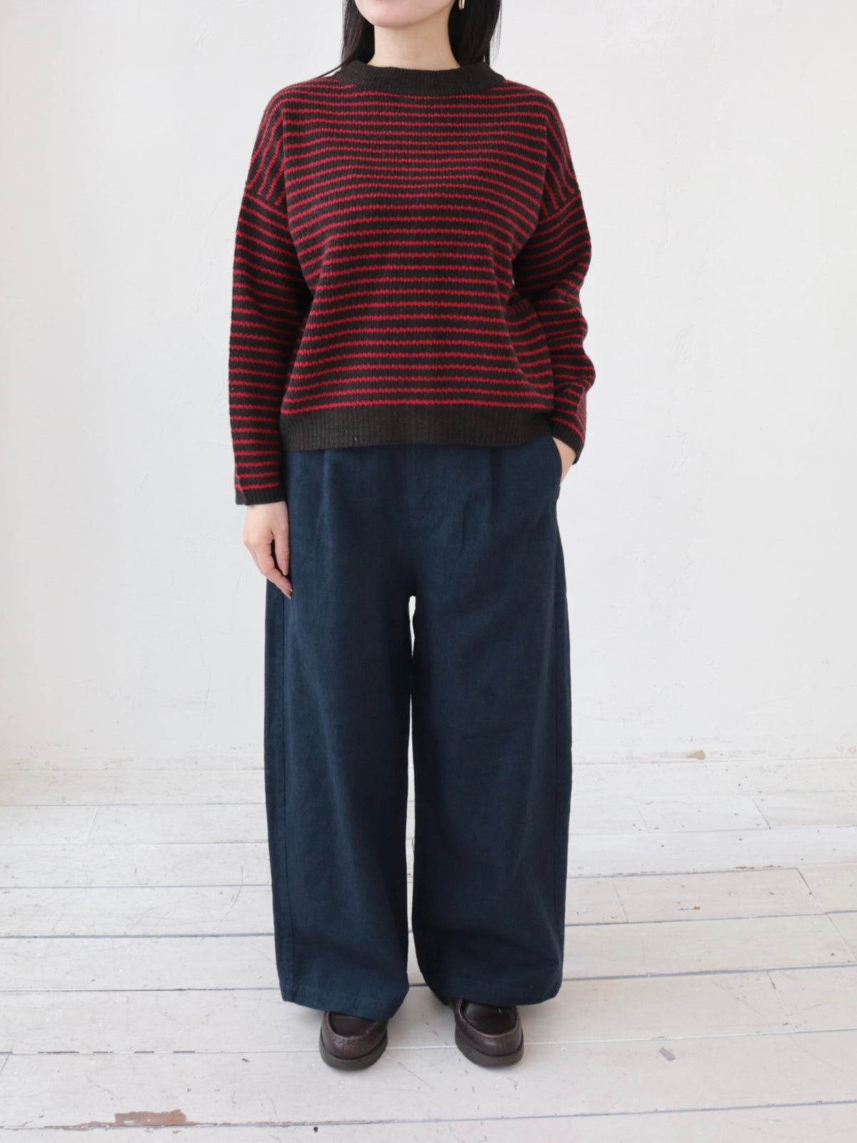 YARRA　リネンコットンストレートパンツ　YR-1645-235
