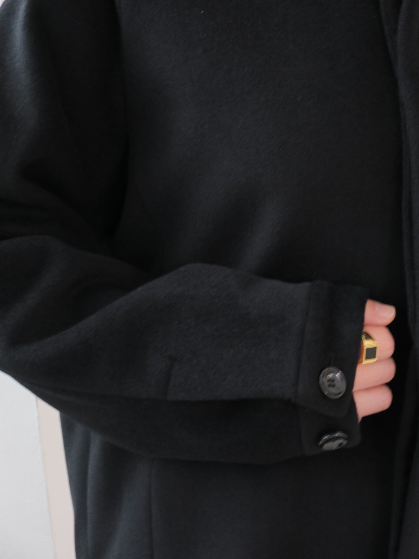 YARRA NEU　カシミヤ混ウールスタンドジャケット　NU-5557-428