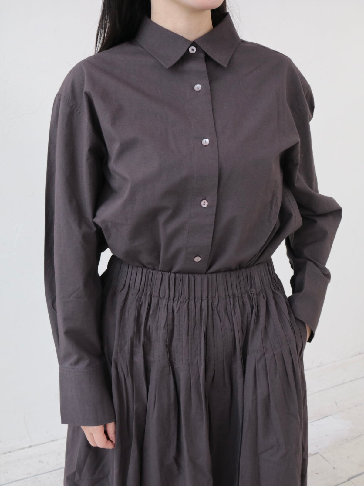 YARRA　INDIAキャンブリックシャツ　YR-1643-232