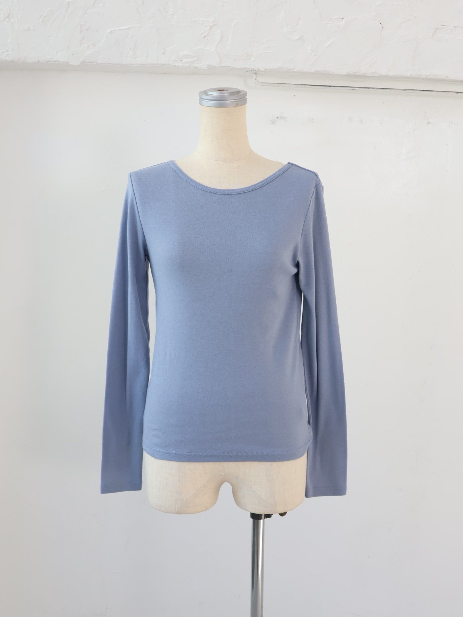 doux bleu　コットンカシミヤ フライスプルオーバー　DB-2641-013