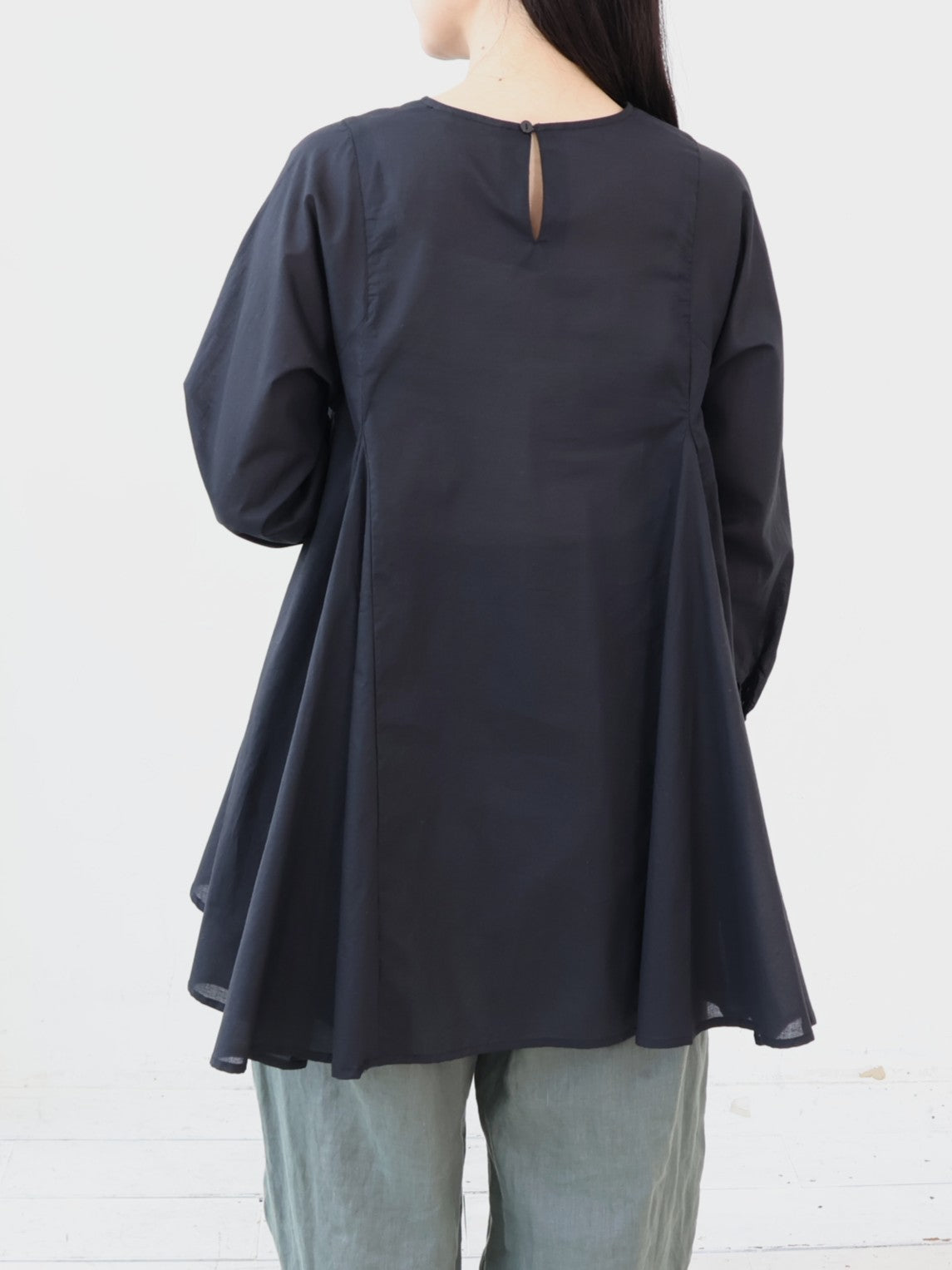 doux bleu　コットンフレアチュニック　DB-2644-003