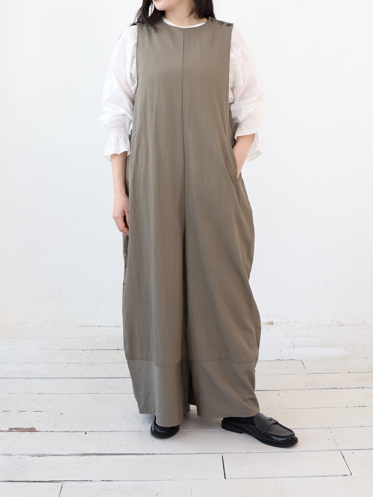 doux bleu　コットンナイロン オールインワン　DB-2645-016