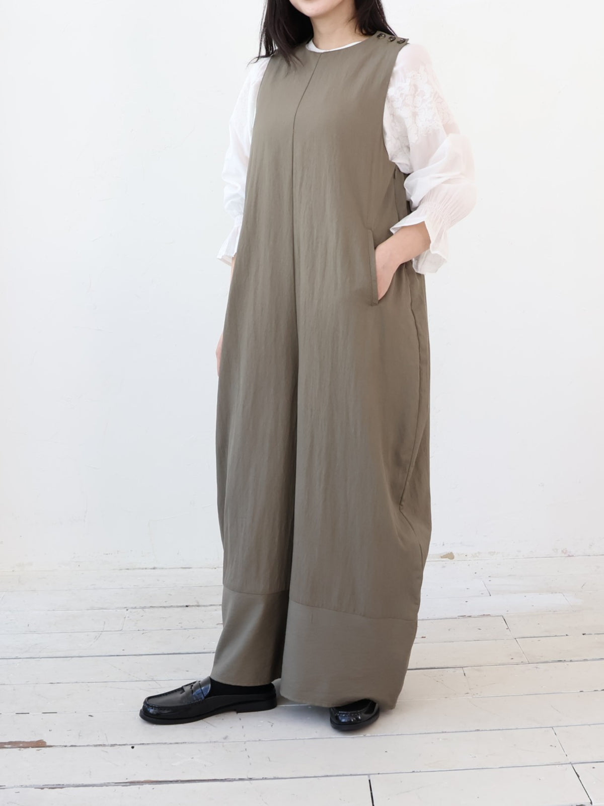 doux bleu　コットンナイロン オールインワン　DB-2645-016