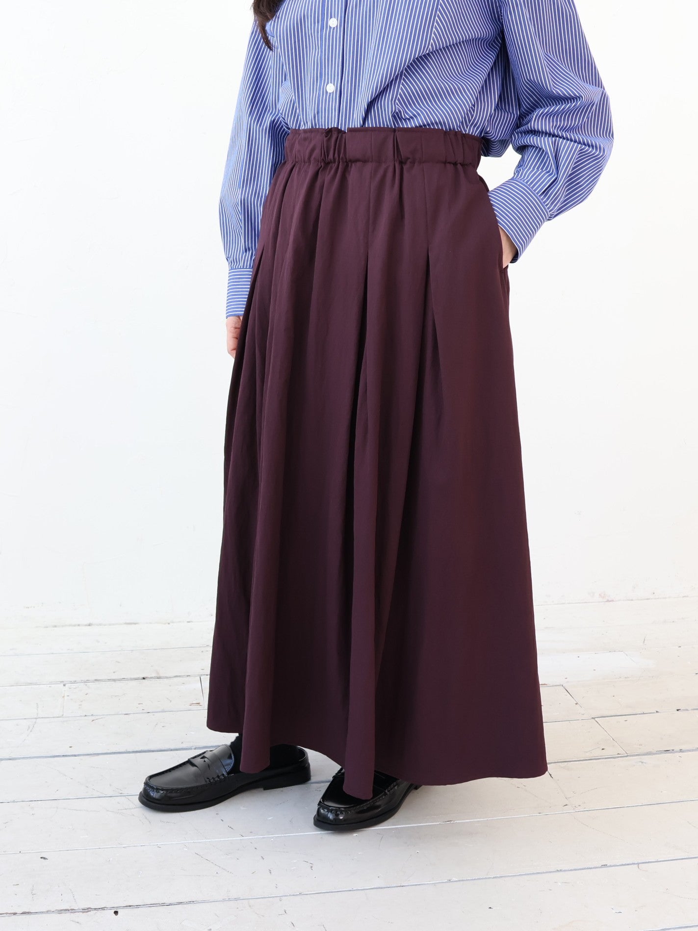 doux bleu　タック ギャザースカート　DB-2646-017
