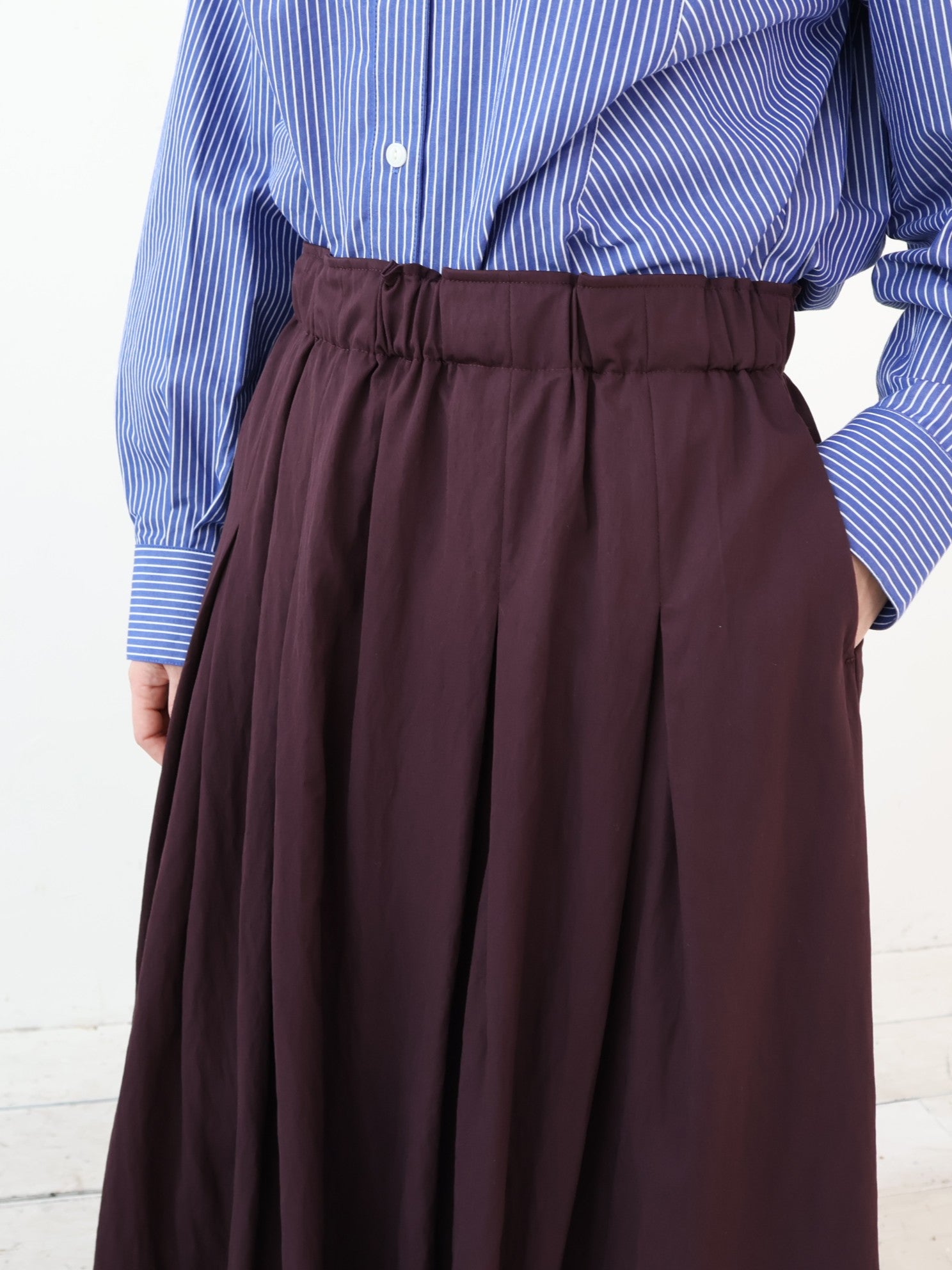 doux bleu　タック ギャザースカート　DB-2646-017