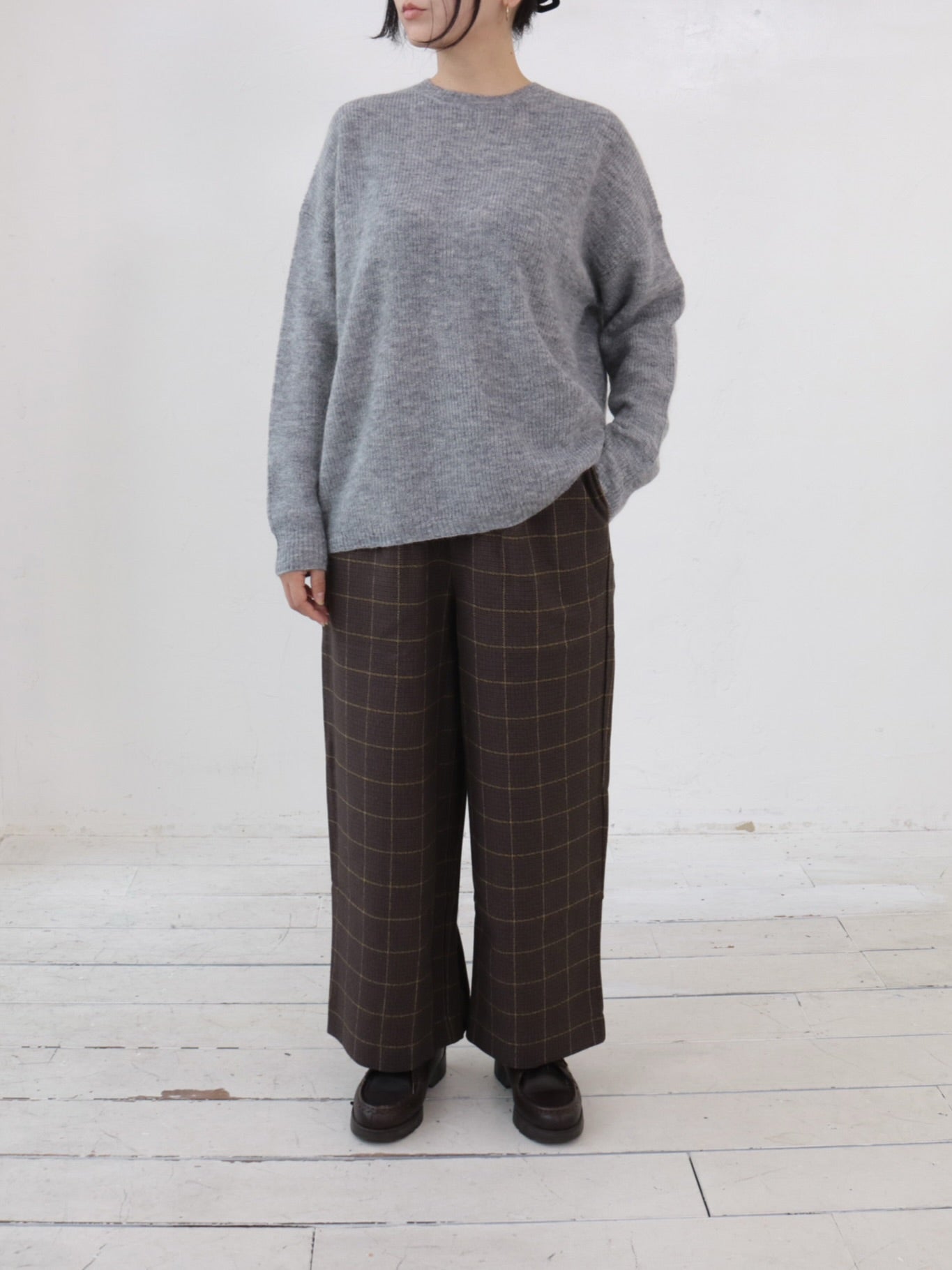 YARRA　三つ杢ツイルストレートパンツ　YR-1555-252