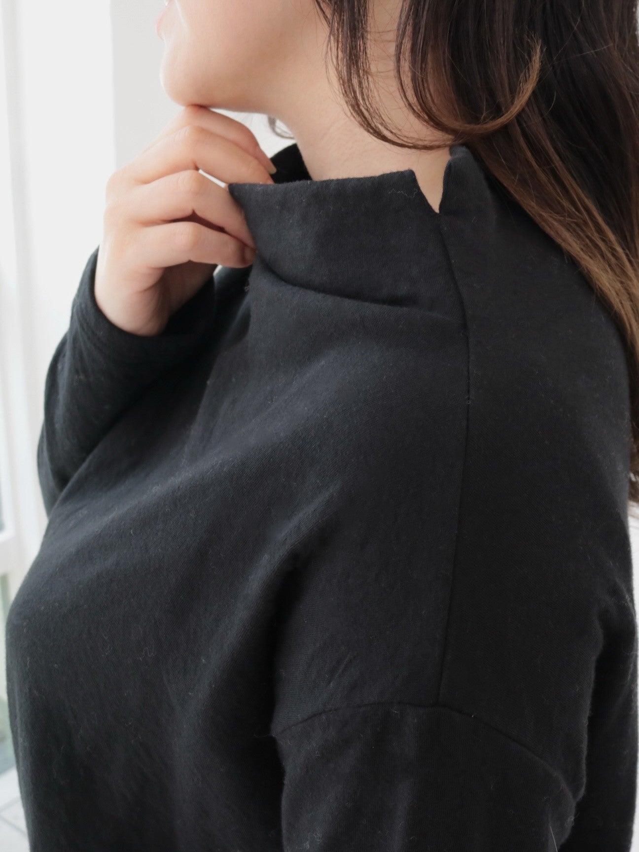 YARRA　４０接結天竺ハイネックプルオーバー　YR-1551-257