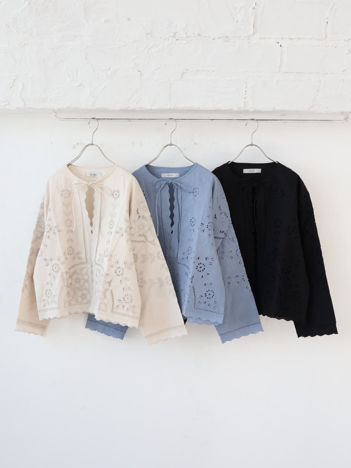doux bleu　カットワーク シャツジャケット　DB-2647-023