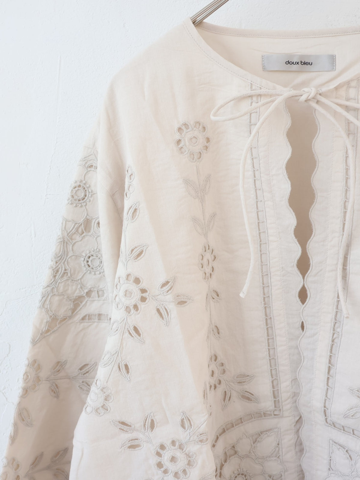 doux bleu　カットワーク シャツジャケット　DB-2647-023