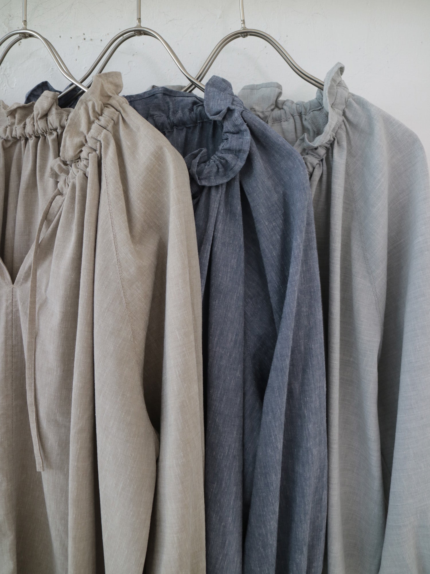 YARRA　ミニフリルスキッパーブラウス　YR-1613-212