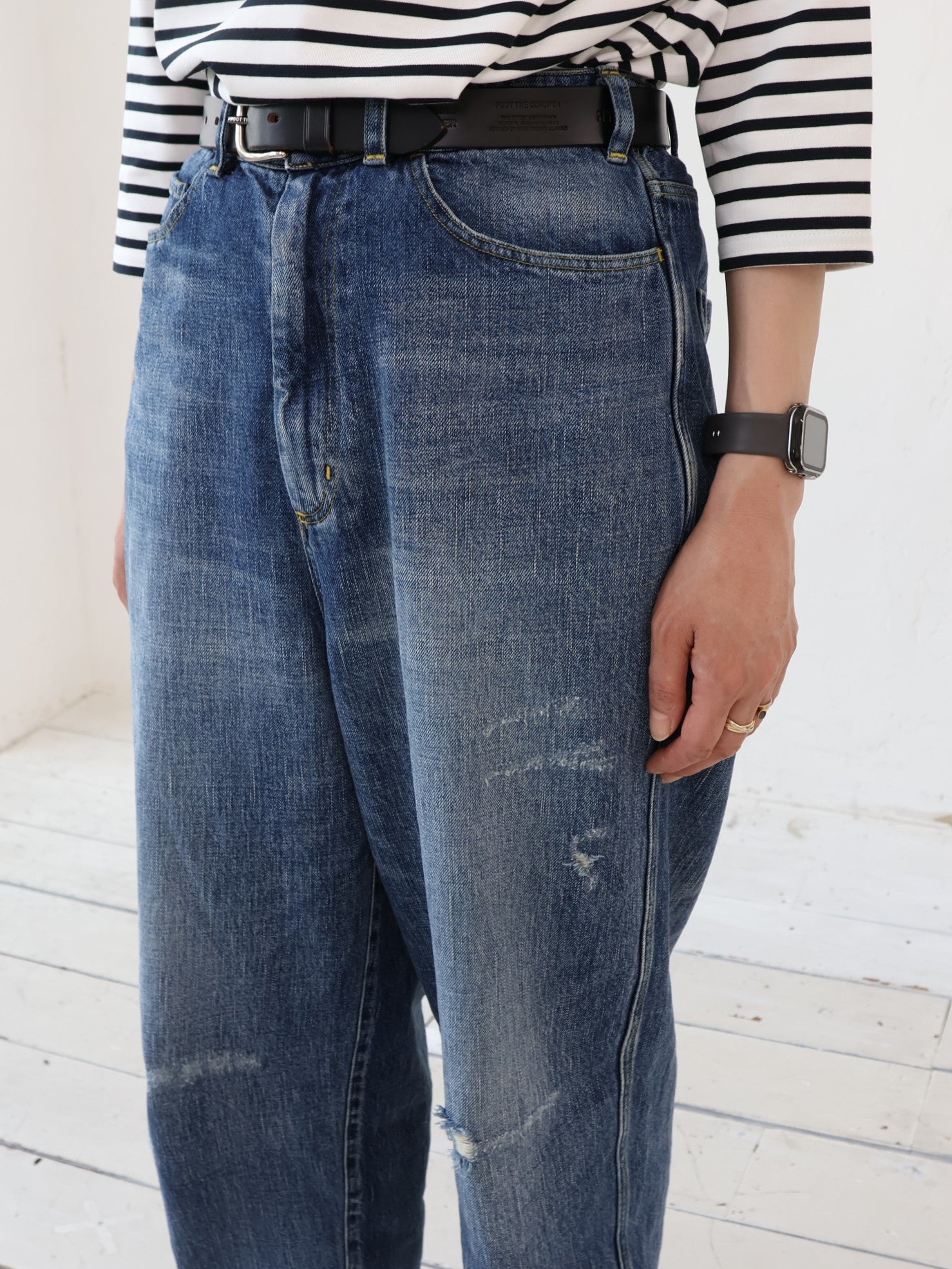 YARRA NEU　5th ANNIVERSARY 加工デニムパンツ　NU-5615-429