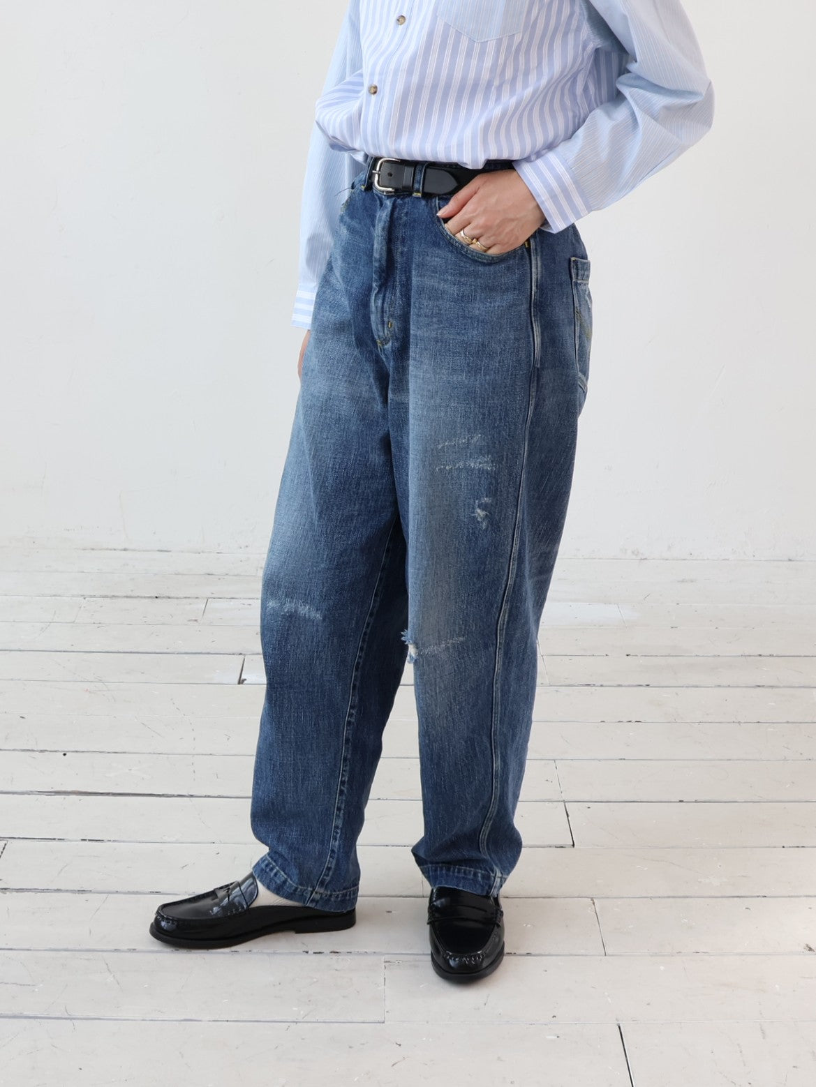 YARRA NEU　5th ANNIVERSARY 加工デニムパンツ　NU-5615-429