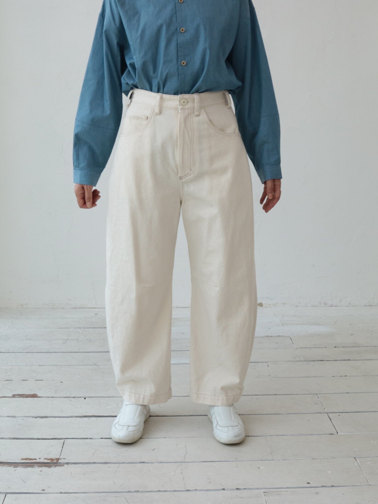 【ゆきふいるむ/yukiさん着用アイテム】YARRA NEU　10ozJAPANカーブデニムパンツ　NU-5615-419