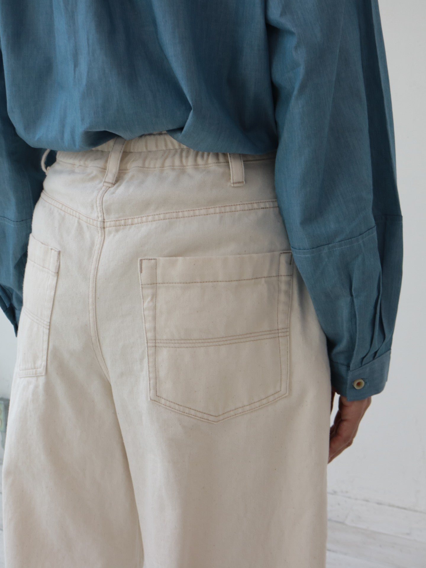 【ゆきふいるむ/yukiさん着用アイテム】YARRA NEU　10ozJAPANカーブデニムパンツ　NU-5615-419