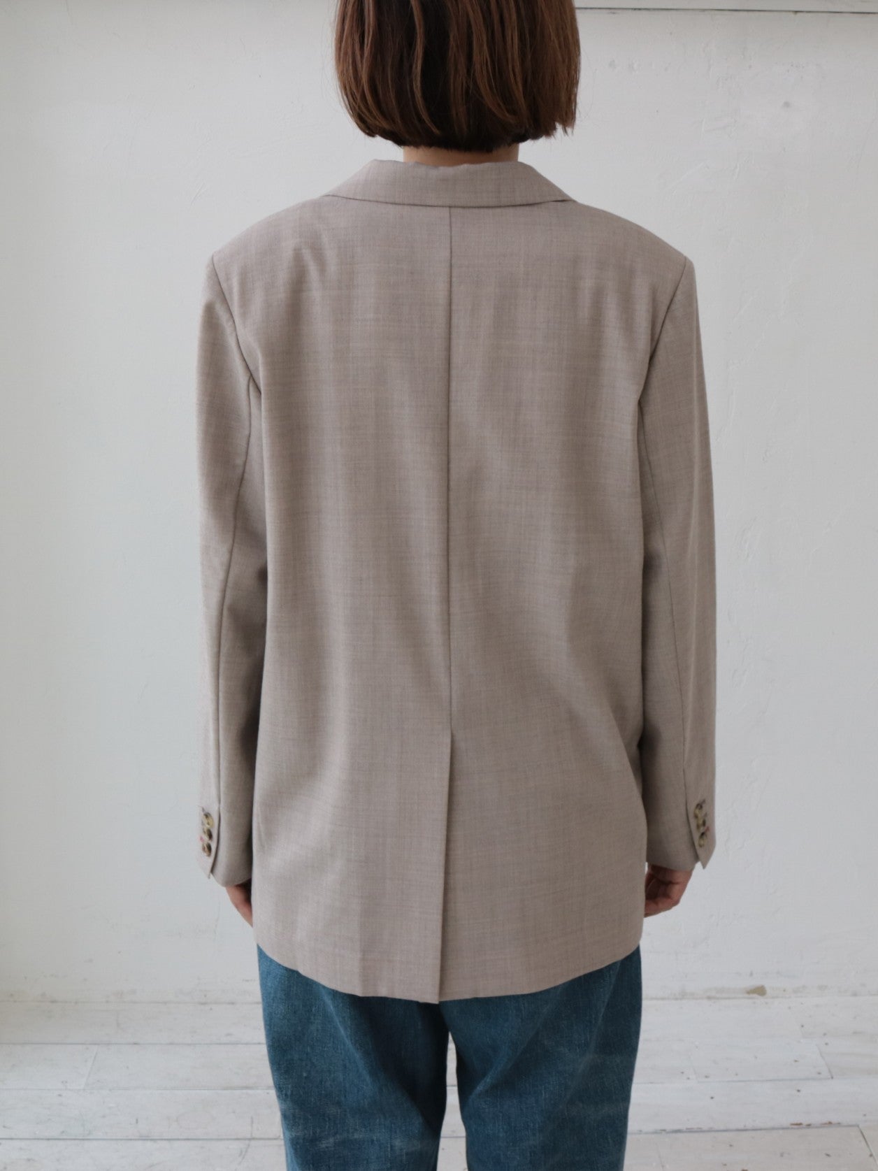 YARRA NEU　サマーウールテーラードジャケット　NU-5617-423