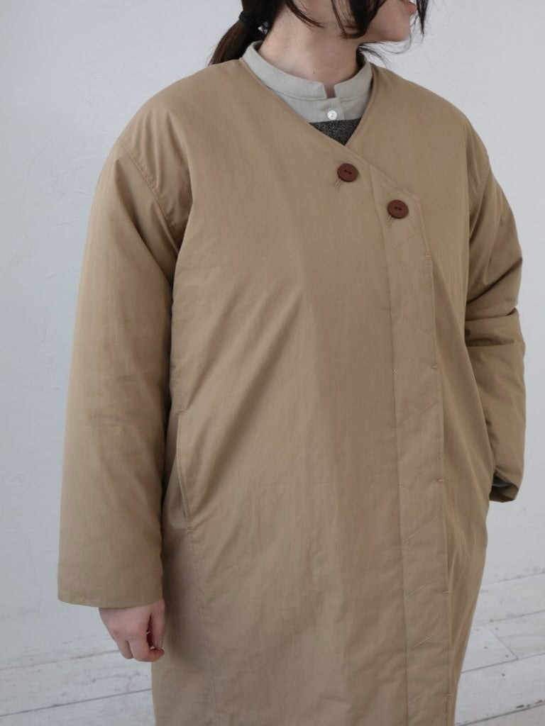 YARRA　ヒヨクステッチ中綿キルトコート　YR-1557-271