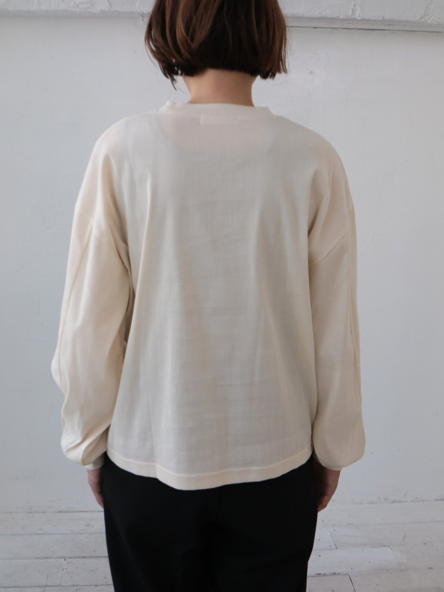 YARRA NEU　BIWACOTTONボリューム長袖Tシャツ　NU-5611-402