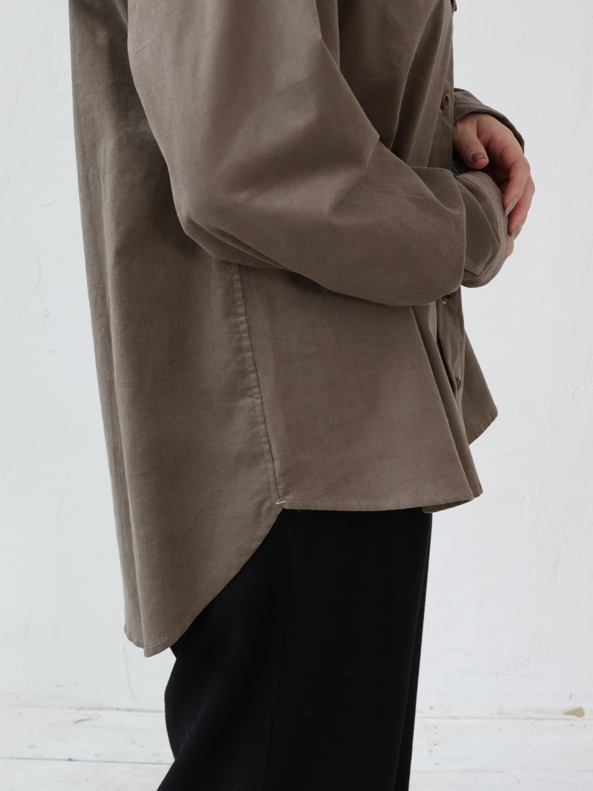 YARRA NEU　MICRO WALE コーデュロイシャツ　NU-5653-436