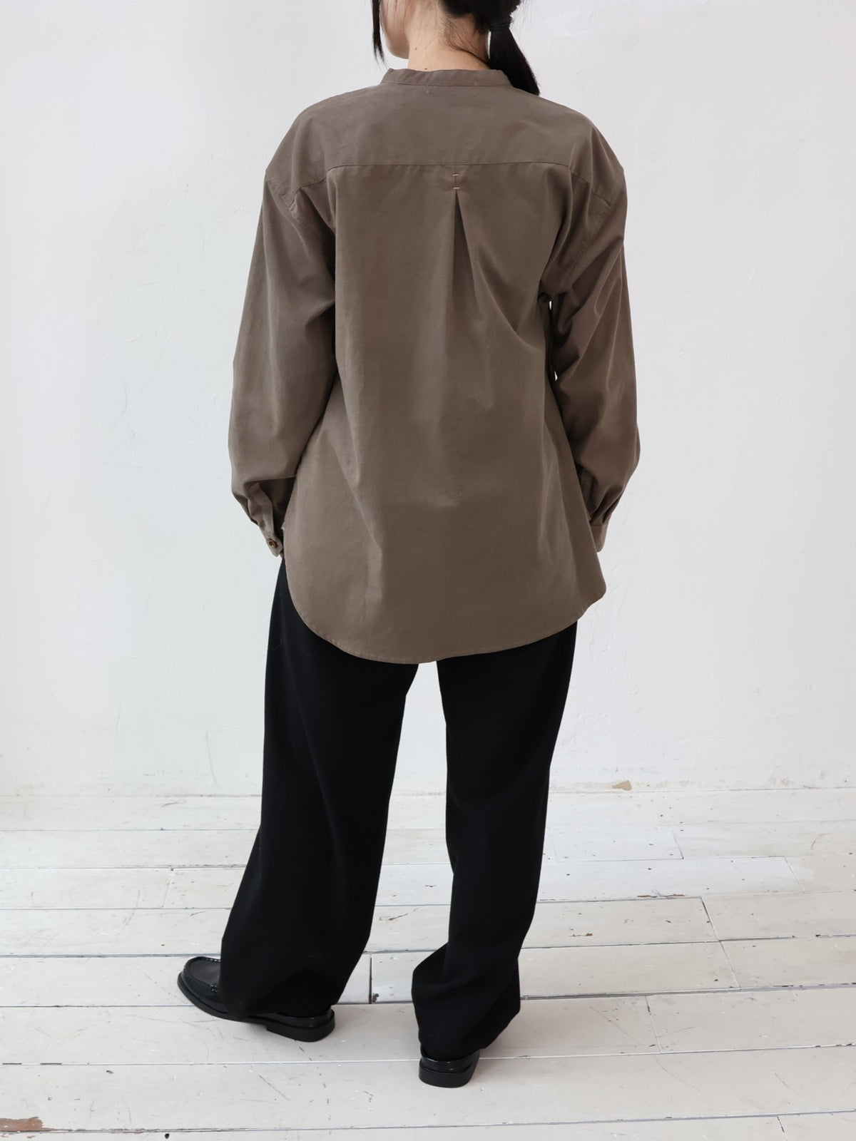 YARRA NEU　MICRO WALE コーデュロイシャツ　NU-5653-436