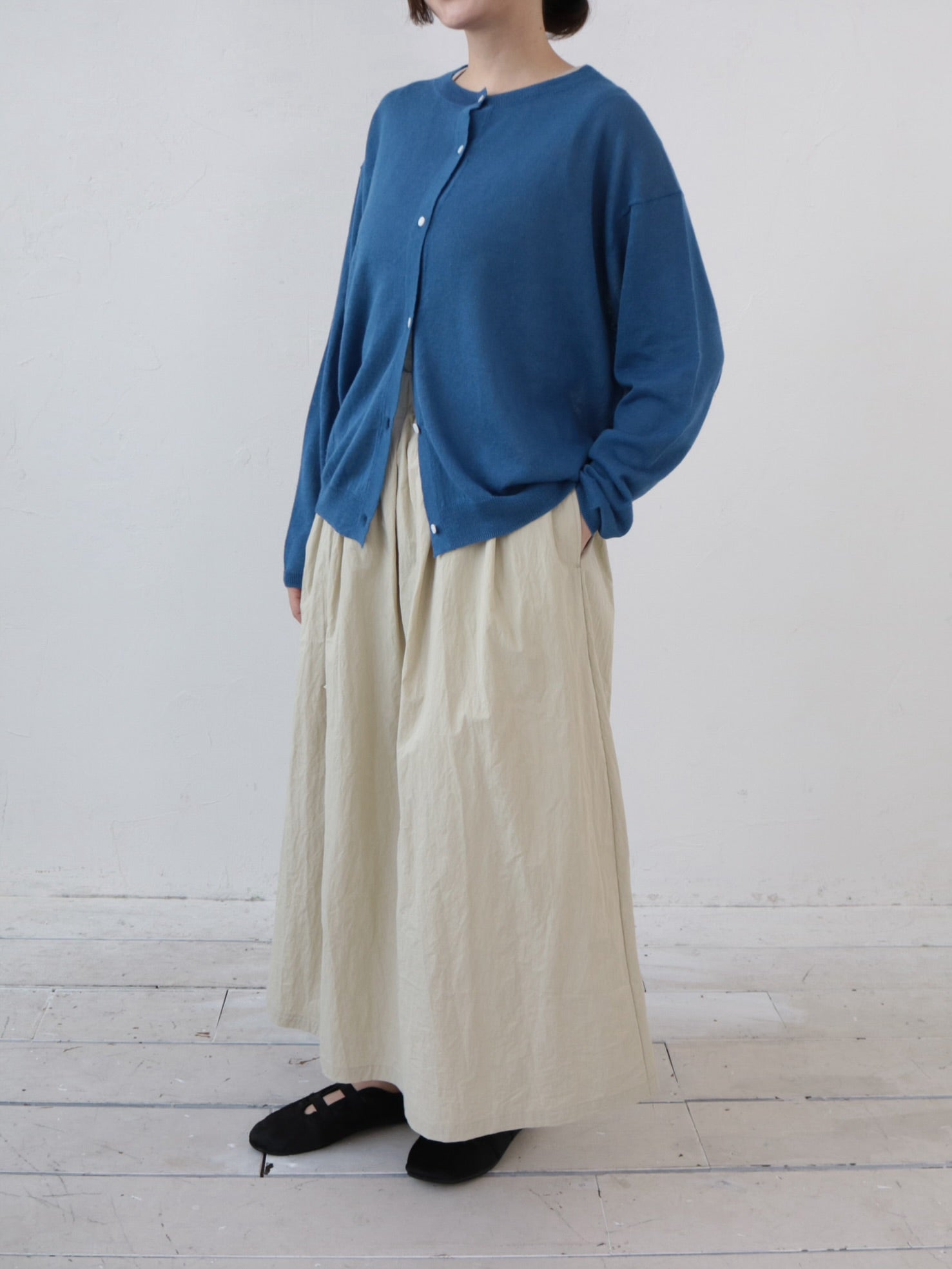 YARRA　綿ナイロンインサイドタックスカート　YR-1516-237
