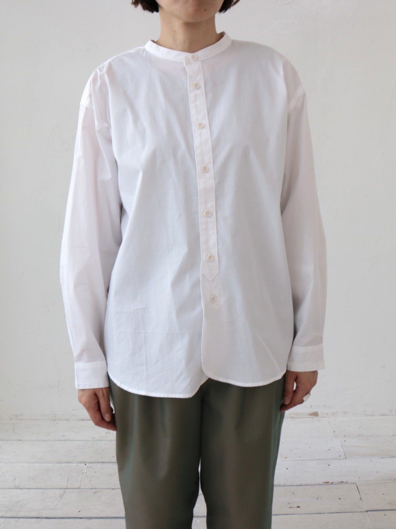 YARRA NEU　SIDGRAS オーガニックコットンシャツ　NU-5613-411