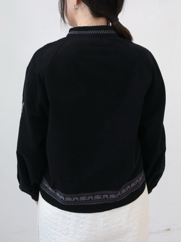 YARRA　INDIA刺繍コーデュロイブラウス　YR-1553-268