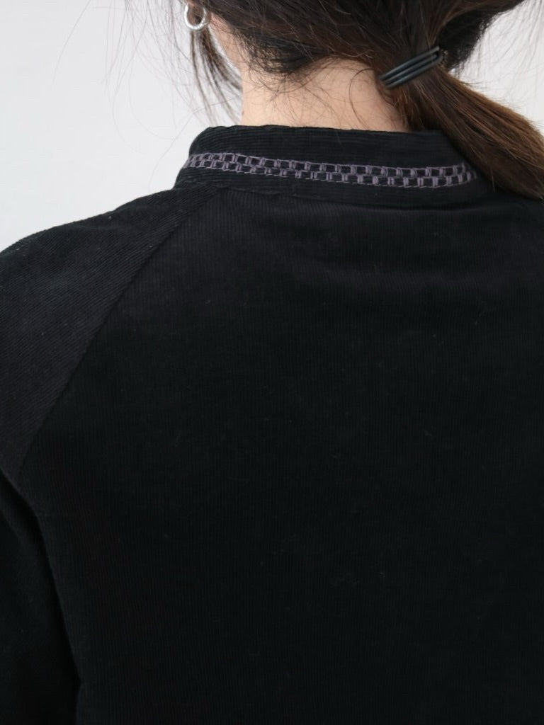 YARRA　INDIA刺繍コーデュロイブラウス　YR-1553-268