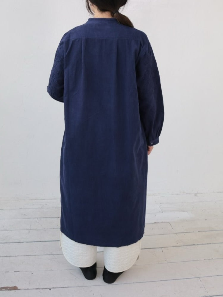 YARRA　INDIA刺繍コーデュロイワンピース　YR-1554-267