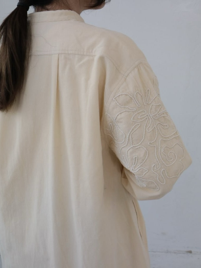 YARRA　INDIA刺繍コーデュロイワンピース　YR-1554-267