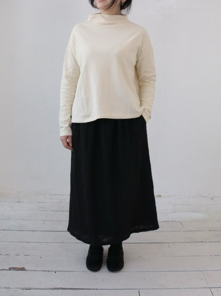 YARRA　４０接結天竺ハイネックプルオーバー　YR-1551-257