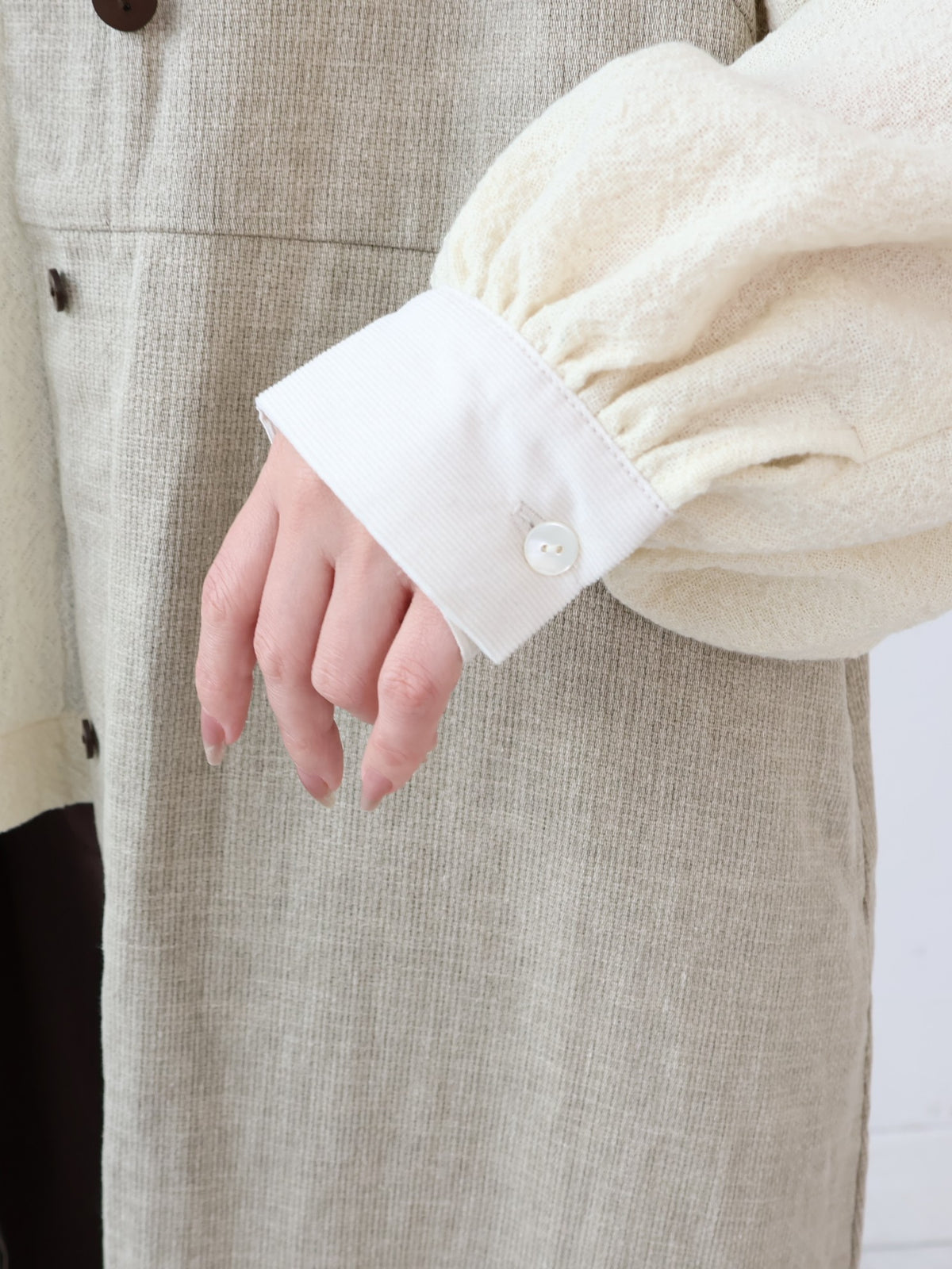 YARRA　WOOL100ガーゼブラウス　YR-1653-254