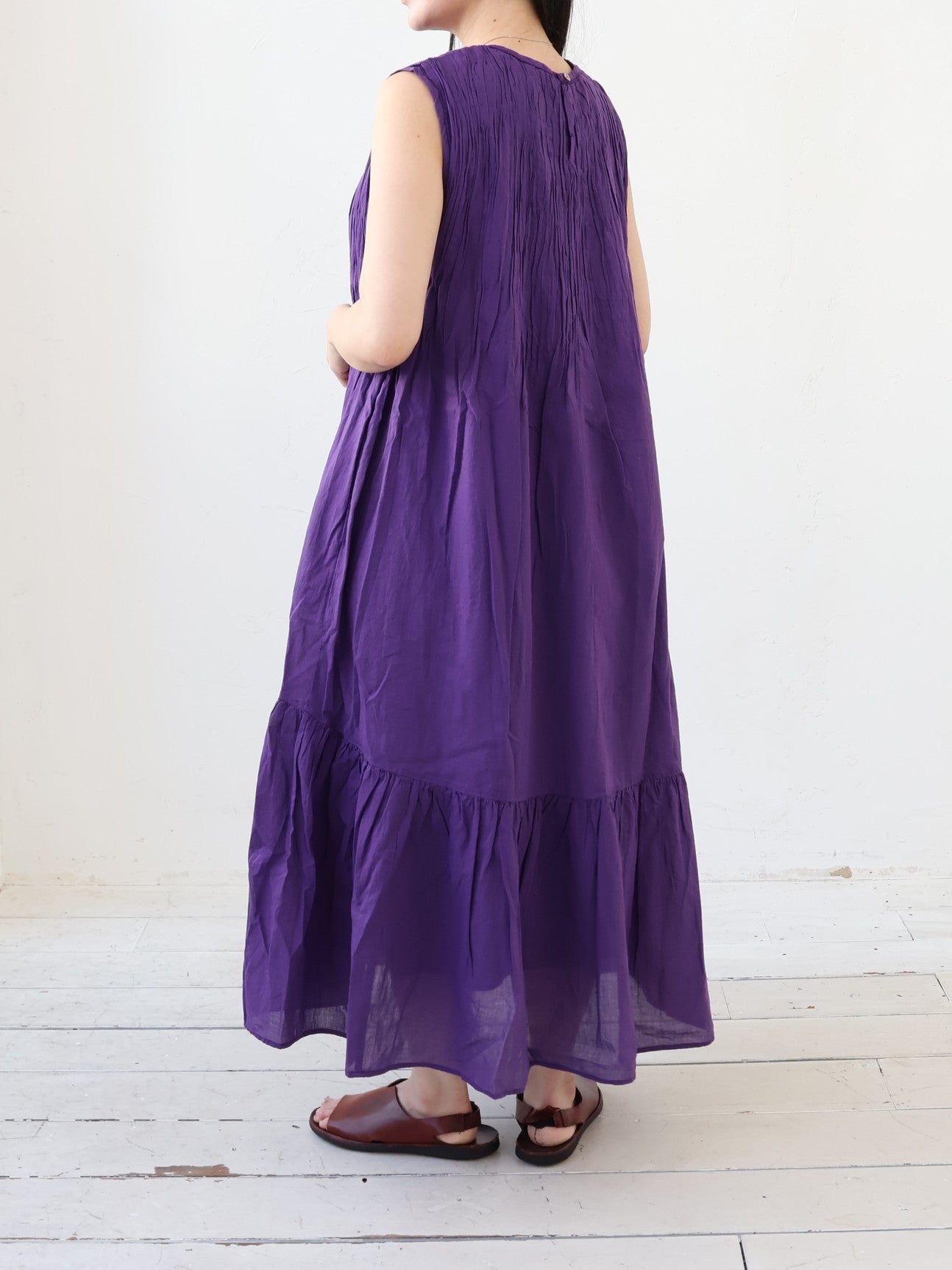 YARRA　INDIAピンタックワンピース　YR-1624-287