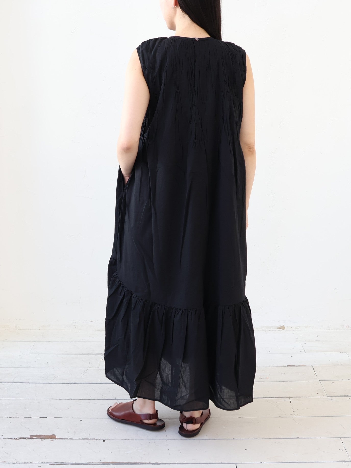 YARRA　INDIAピンタックワンピース　YR-1624-287