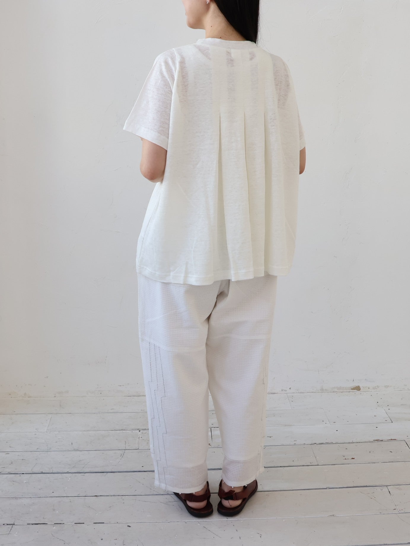 YARRA　INDIAラメステッチ刺繍パンツ　YR-1625-270