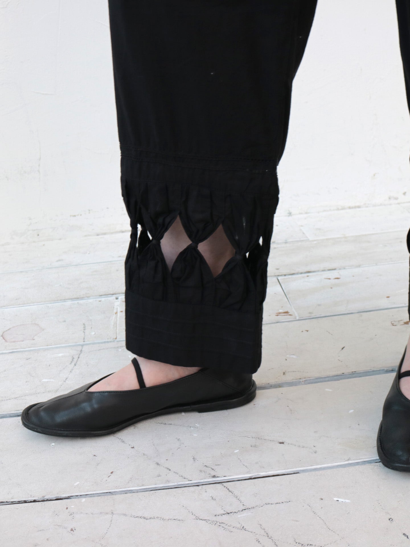 doux bleu　RIBBON TIE イージーパンツ　DB-2525-061