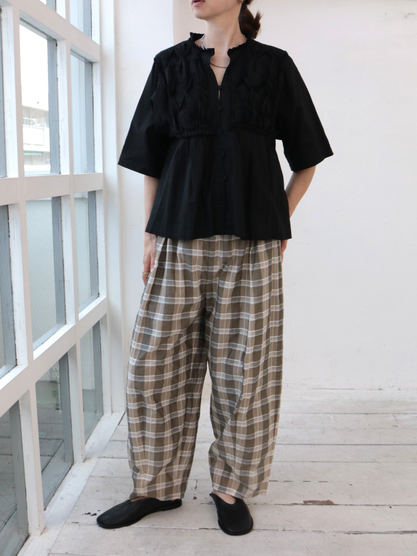 doux bleu　RIBBON TIE ブラウス　DB-2523-060