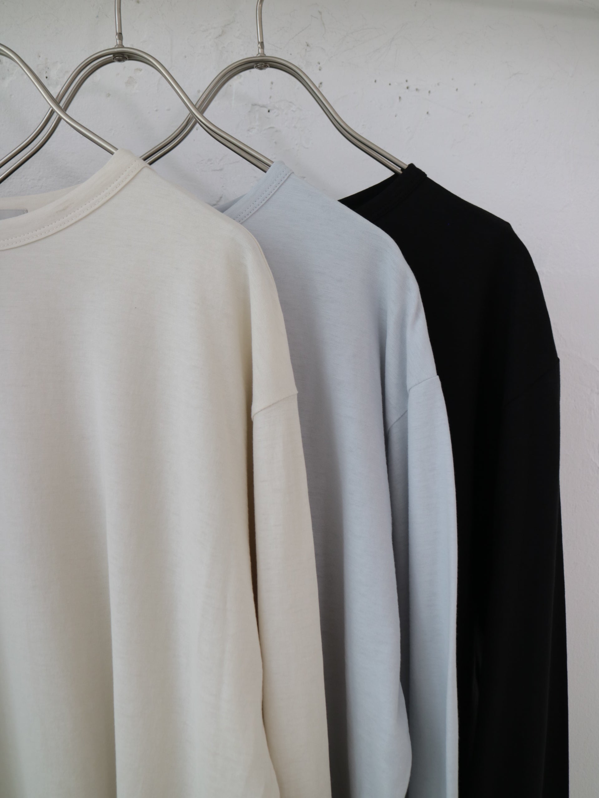 doux bleu　シアークルーネックカットソー　DB-2611-034