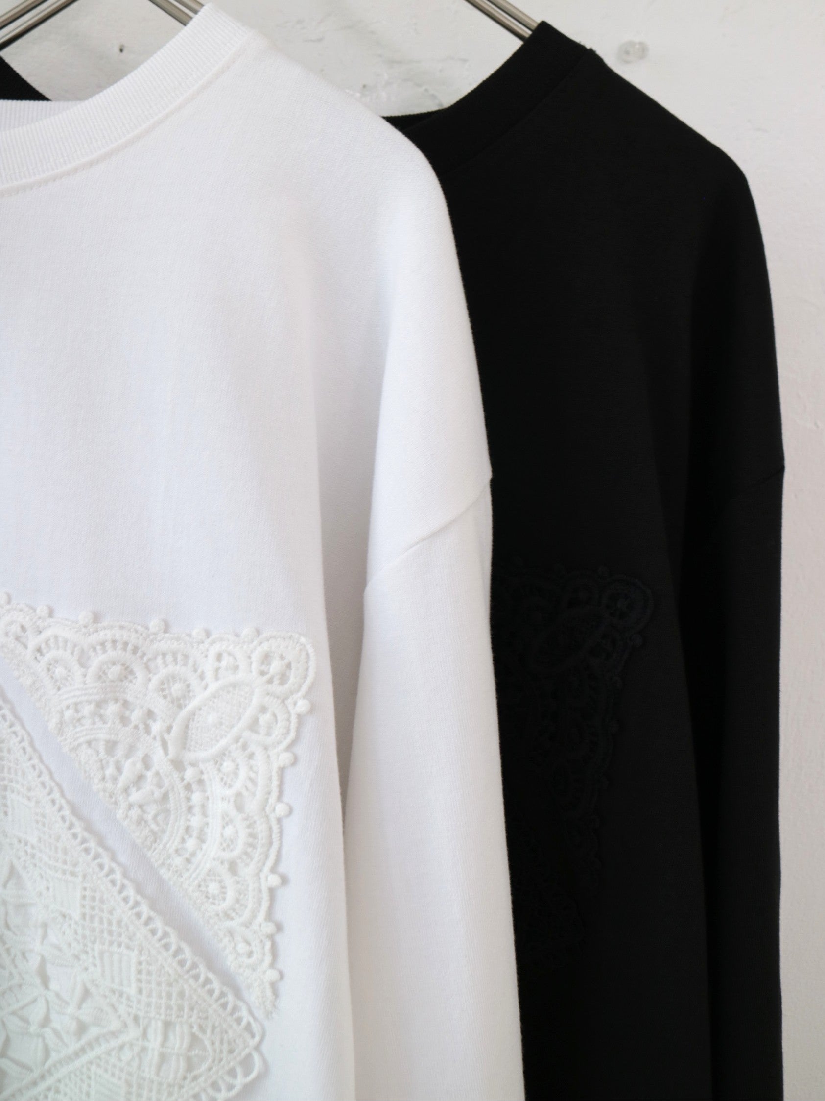 doux bleu　クロシェレース パッチワークプルオーバー　DB-2611-028