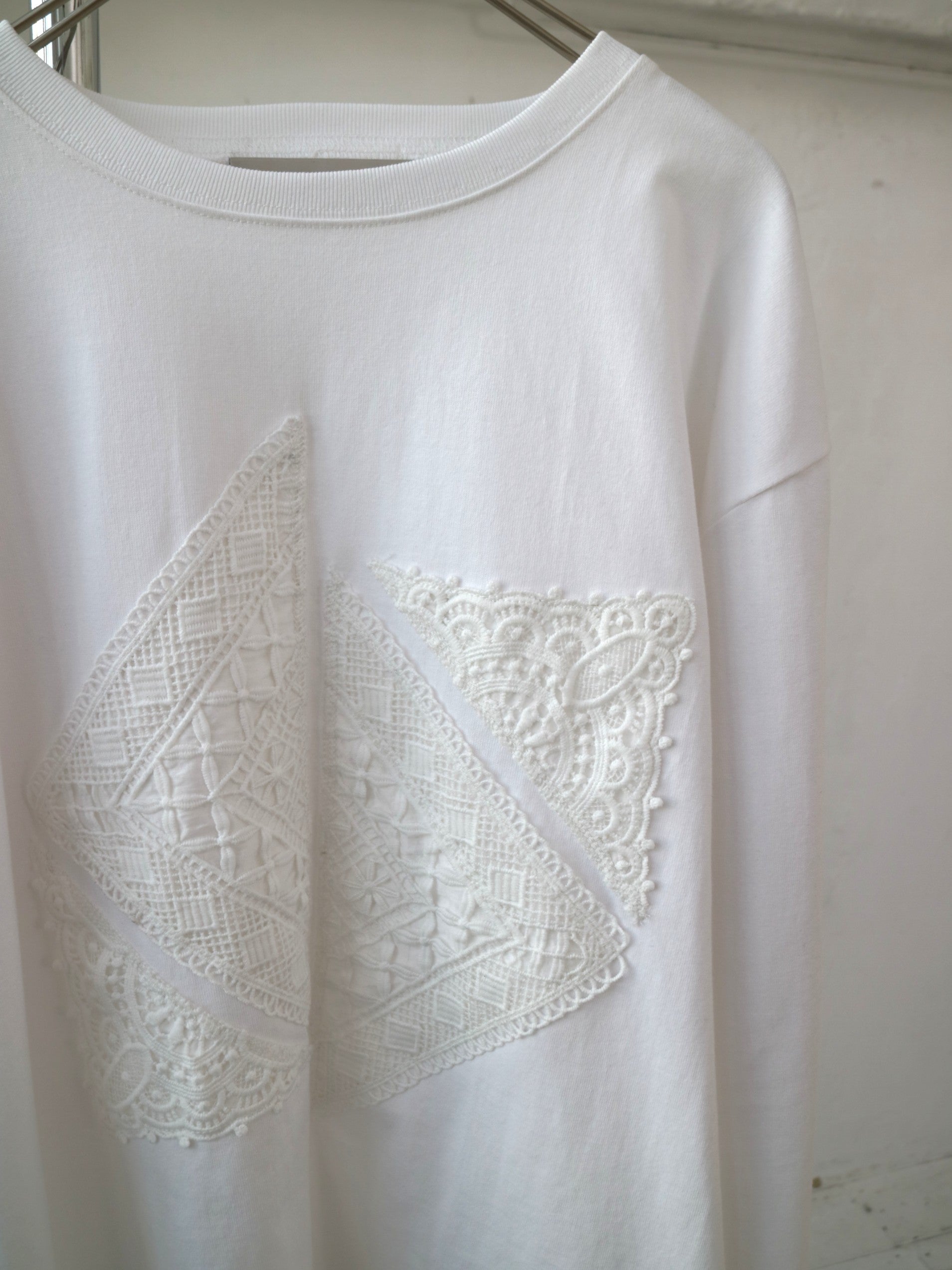 doux bleu　クロシェレース パッチワークプルオーバー　DB-2611-028