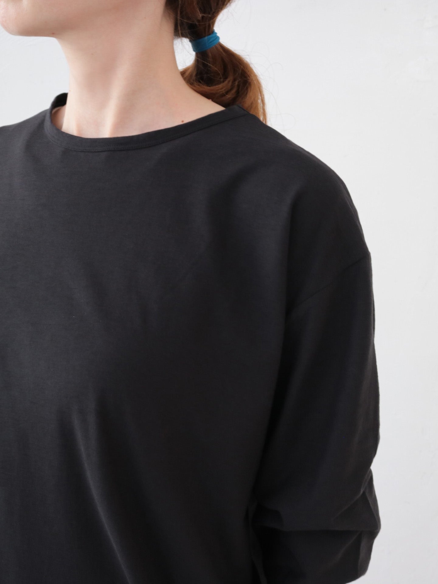 doux bleu　シアークルーネックカットソー　DB-2611-034