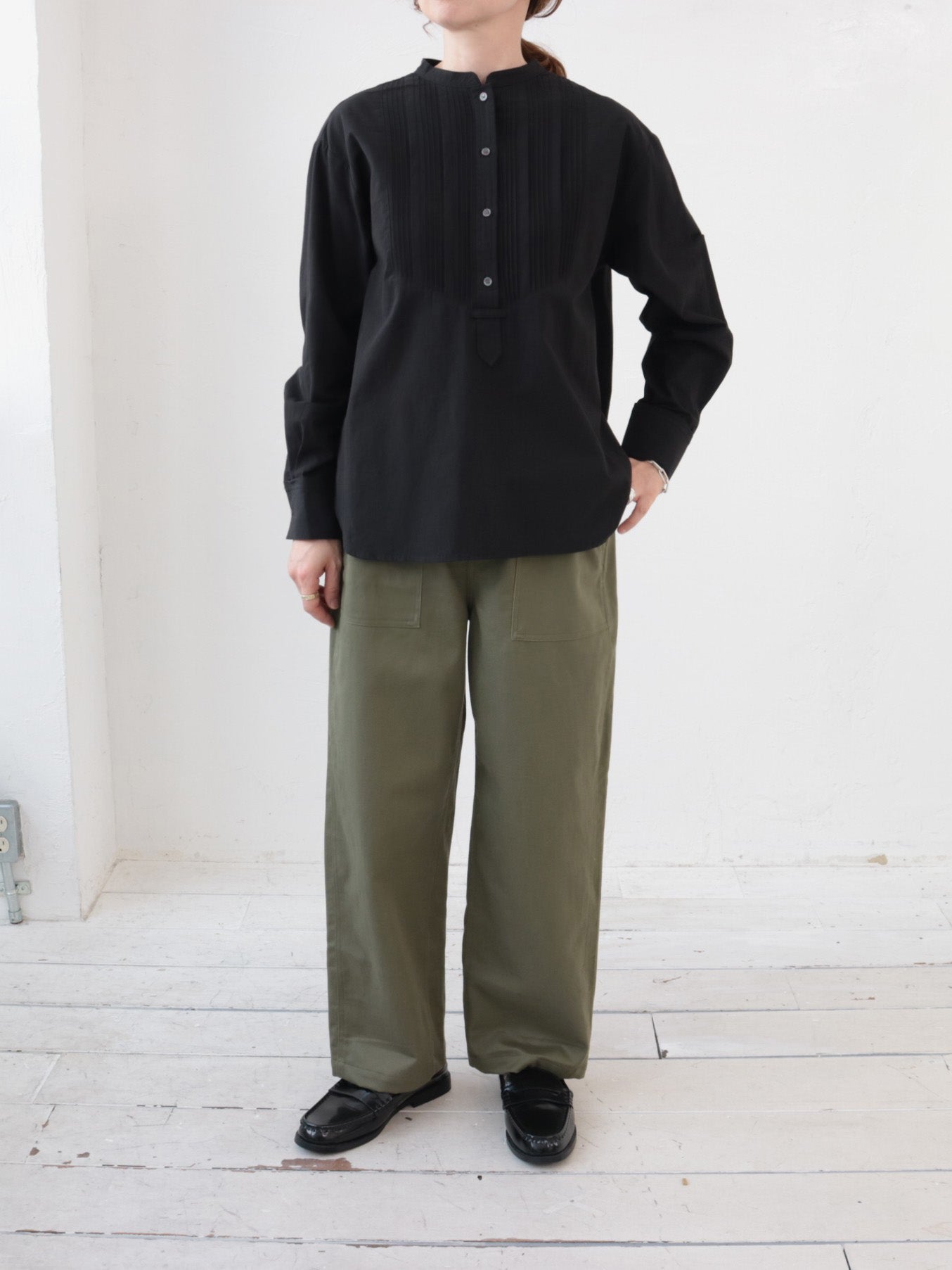 doux bleu　C/Rツイル ベイカーパンツ　DB-2615-025