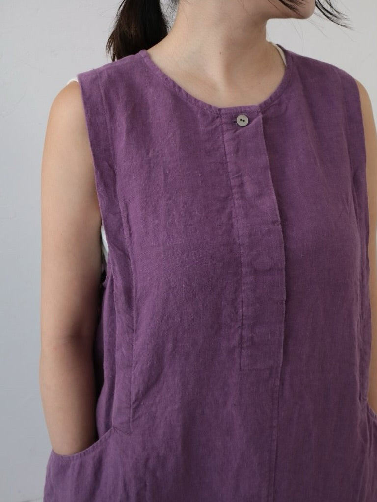 YARRA　２WAYリネンデザインジャンパースカート　YR-1614-214