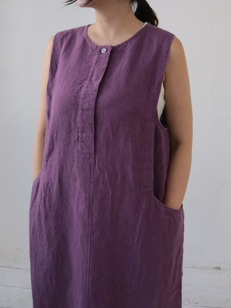 YARRA　２WAYリネンデザインジャンパースカート　YR-1614-214