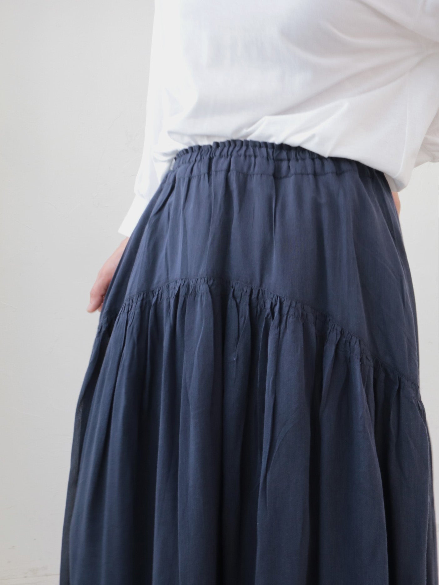 doux bleu　スシボイル タックギャザースカート　DB-2616-036