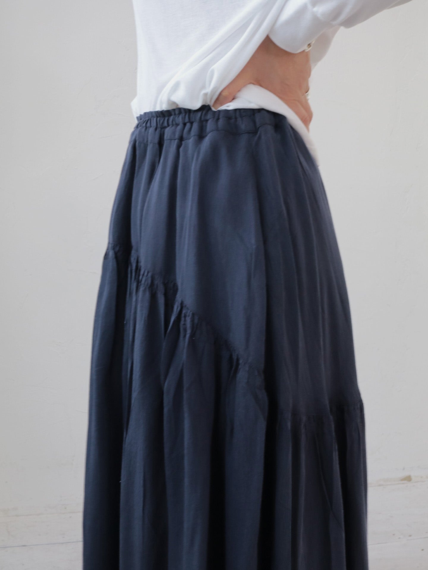 doux bleu　スシボイル タックギャザースカート　DB-2616-036