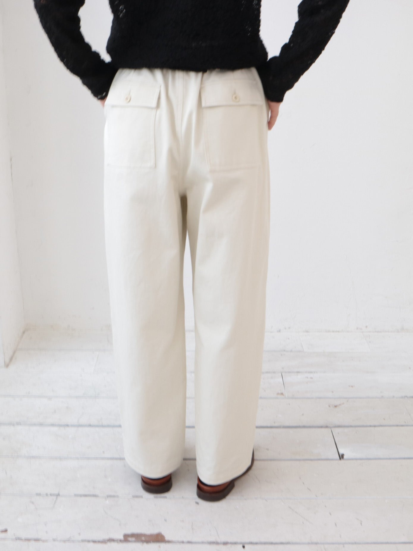 doux bleu　C/Rツイル ベイカーパンツ　DB-2615-025