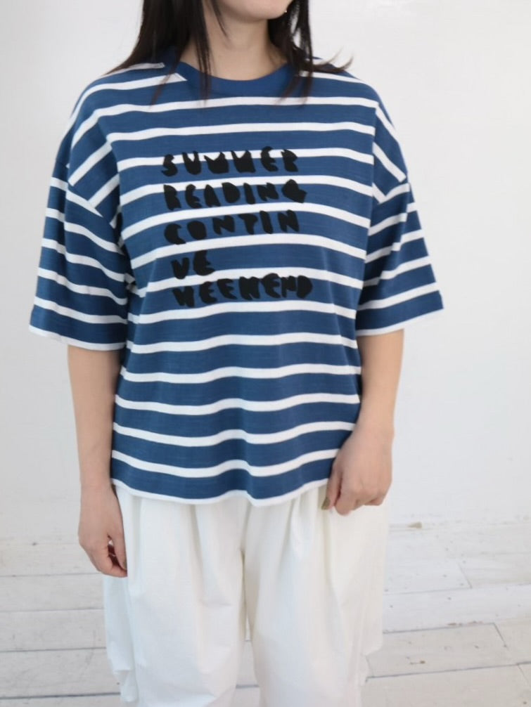 YARRA　メンフィスボーダーロゴTEE　YR-1621-252