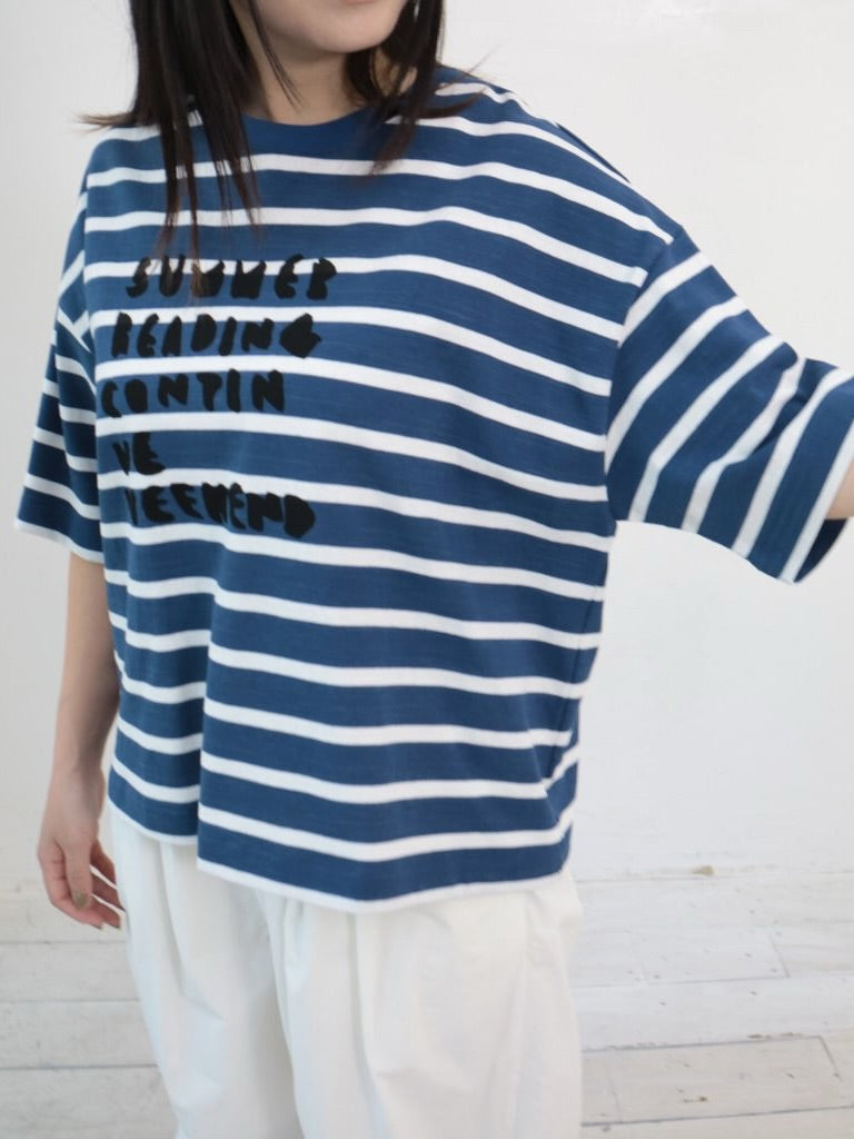 YARRA　メンフィスボーダーロゴTEE　YR-1621-252