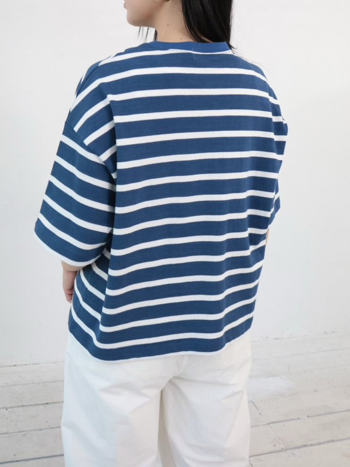 YARRA　メンフィスボーダーロゴTEE　YR-1621-252